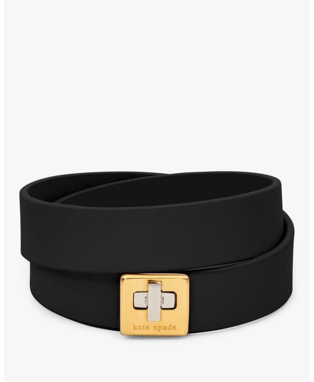 Leather Double Wrap Bracelet, Leather Double Wrap Bracelet,  Length: 38.00 Cm