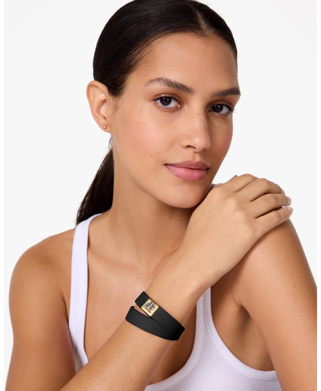 Leather Double Wrap Bracelet, Leather Double Wrap Bracelet,  Length: 38.00 Cm