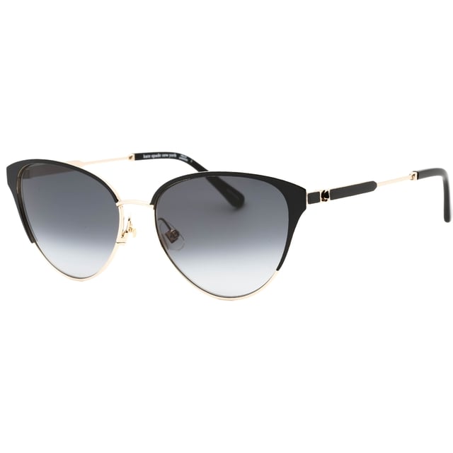 Experience luxury and sophistication with the Kate Spade Sunglass. Crafted from the finest materials, these sleek sunglasses feature 100% UVA/UVB protection and refined metallic accents. Admire the sophisticated Kate Spade style with these timeless sunglasses., Gold Sunglass, Nose Bridge Width = 16mm, Lens Width = 56mm, Arm Length = 140mm, Sunglasses, Sunglasses Case, Cleaning Cloth and Care Instructions all Included, 100% Protection Against UVA & UVB Sunlight and Conform to British Standard EN 1836:2005, Gold Sunglasses