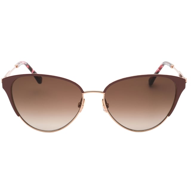Experience luxury and sophistication with the Kate Spade Sunglass. Crafted from the finest materials, these sleek sunglasses feature 100% UVA/UVB protection and refined metallic accents. Admire the sophisticated Kate Spade style with these timeless sunglasses., Red Gold Sunglass, Nose Bridge Width = 16mm, Lens Width = 56mm, Arm Length = 140mm, Sunglasses, Sunglasses Case, Cleaning Cloth and Care Instructions all Included, 100% Protection Against UVA & UVB Sunlight and Conform to British Standard EN 1836:2005, Red Gold Sunglasses