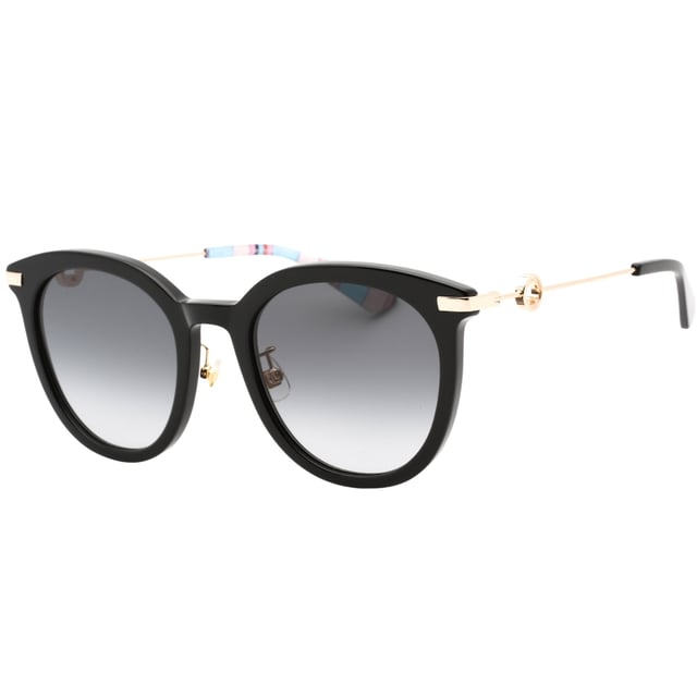 Experience luxury and sophistication with the Kate Spade Sunglass. Crafted from the finest materials, these sleek sunglasses feature 100% UVA/UVB protection and refined metallic accents. Admire the sophisticated Kate Spade style with these timeless sunglasses., Black Sunglass, Nose Bridge Width = 22mm, Lens Width = 53mm, Arm Length = 140mm, Sunglasses, Sunglasses Case, Cleaning Cloth and Care Instructions all Included, 100% Protection Against UVA & UVB Sunlight and Conform to British Standard EN 1836:2005, Black Sunglasses