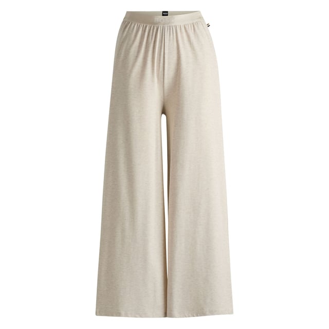 Womens BOSS Bea Stretch-modal Pyjama Bottoms with branded waistbandSuper-soft pyjama bottoms by BOSS. Featuring branding on the high-shine waistband  this straight-leg pair is crafted in breathable stretch jersey.  This product is made with cellulose fibres  derived from natural raw wood material and sourced from responsibly managed forests.86% Modal 14% Elastane.  Machine washableRef: 50525712-119