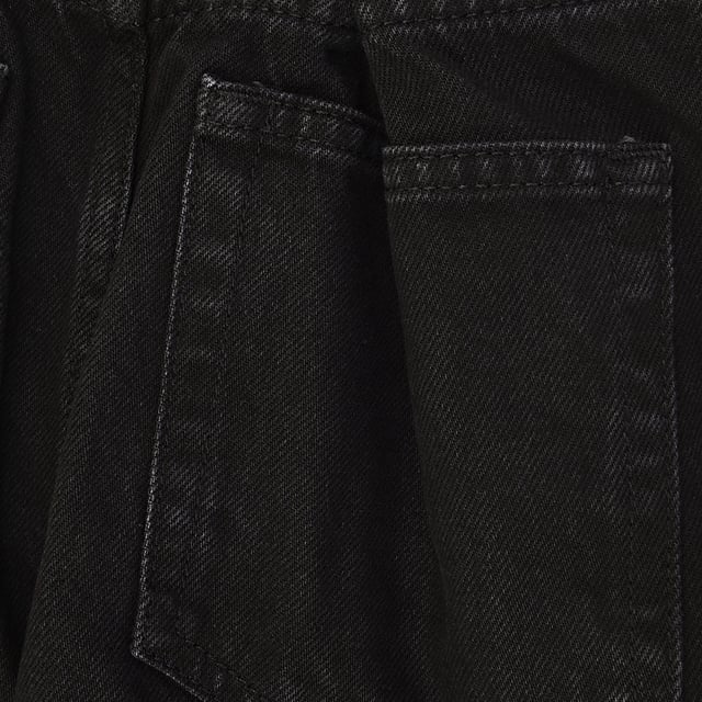 87% organic cotton, 13% recycled cotton. Raey's washed-blue Extra Fold jeans are cut from organic and recycled cotton to a wide leg and cropped boyfriend shape for a slouchy fit. Raey fuses sharp silhouettes with luxury fabrics to create clean, minimal and effortless pieces for contemporary women as featured in Marie Claire, Elle and Stella. 'Made with 87% organic and 13% recycled cotton. Organic cotton is grown without synthetic pesticides and fertilisers, uses less water and emits up to 46% less greenhouse gas than non-organic. Recycled cotton reduces waste, uses fewer natural resources and has a lower environmental impact.'