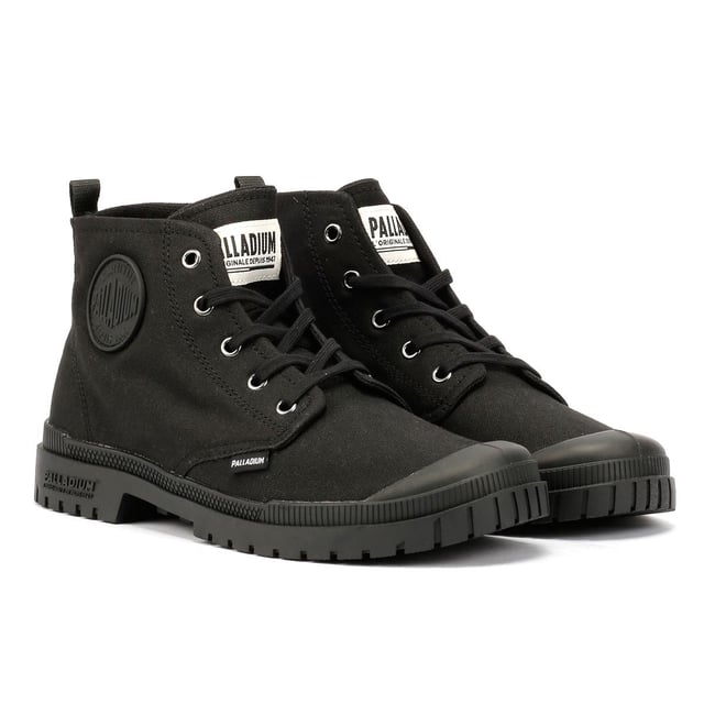 Vegan friendly boots featuring a soft washed canvas upper with a durable rubber toe cap for added protection. Designed with a lightweight TPR outsole for flexibility and everyday comfort. A sustainable and stylish choice for casual wear.