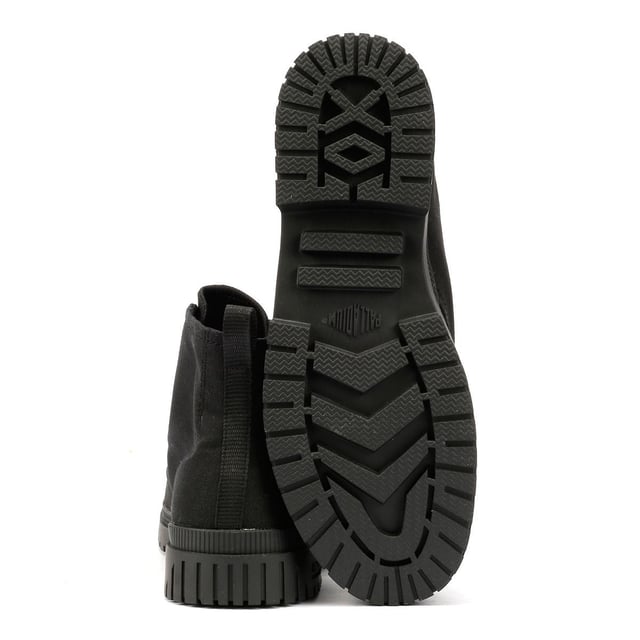 Vegan friendly boots featuring a soft washed canvas upper with a durable rubber toe cap for added protection. Designed with a lightweight TPR outsole for flexibility and everyday comfort. A sustainable and stylish choice for casual wear.