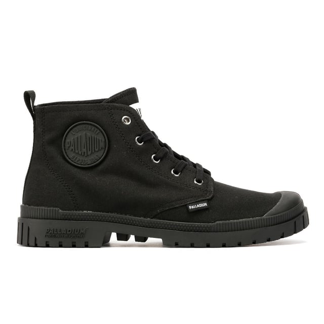 Vegan friendly boots featuring a soft washed canvas upper with a durable rubber toe cap for added protection. Designed with a lightweight TPR outsole for flexibility and everyday comfort. A sustainable and stylish choice for casual wear.