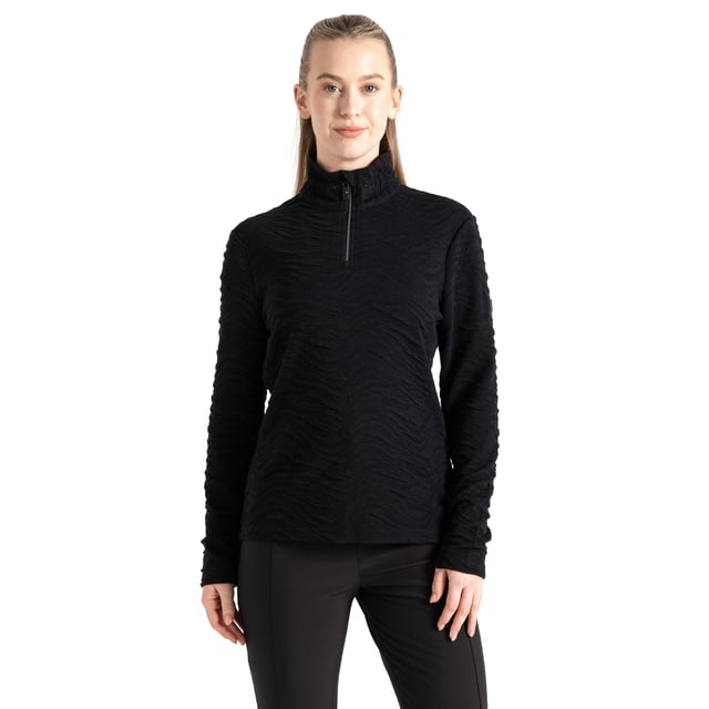 Material: Elastane, Polyester. Fabric: Jacquard, Weave. Design: Patterned, Textured. Fabric Technology: Durable, Flexible. Neckline: High-Neck, Quarter Zip. Sleeve-Type: Long-Sleeved. Fastening: Pull Over. 6 UK: 30 in. 8 UK: 32 in. 10 UK: 34 in. 12 UK: 36 in. 14 UK: 38 in. 20 UK: 45 in. 18 UK: 43 in. 16 UK: 40 in.