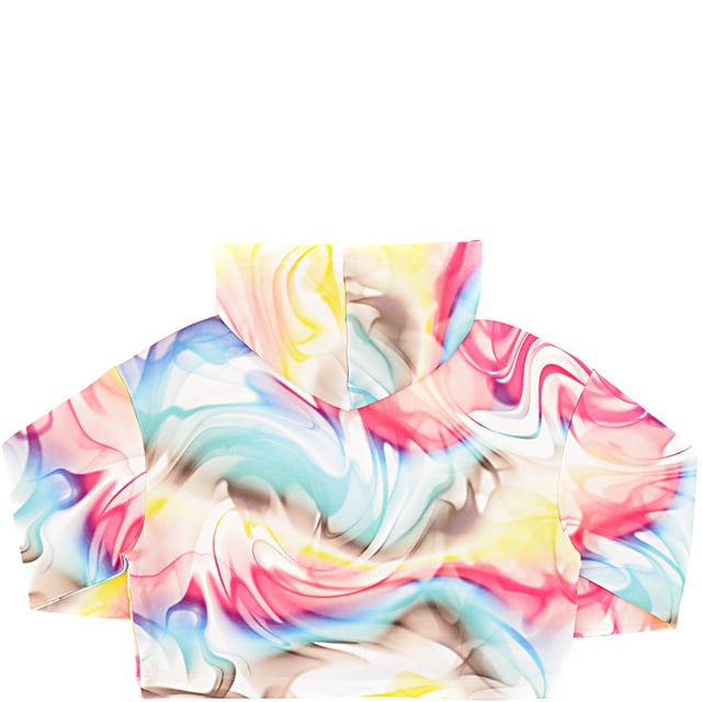 Main: 100% Cotton. The Calvin Klein Jeans Pride hoodie is a vibrant celebration of love and diversity, featuring a dazzling multi-color swirl pattern that makes a bold statement. The snug cuffed arms add a touch of sleek comfort, ensuring that style and warmth go hand in hand. This hoodie is not just a piece of clothing; it's a wearable emblem of pride, perfect for those who want to stand out and show their support for the LGBTQ+ community. With its eye-catching design, it's sure to turn heads and spark conversations wherever you go.