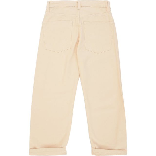 RAEY Womens Organic Linen Dad Jean in Beige 100% Linen