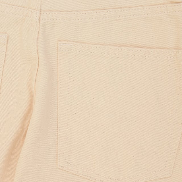 RAEY Womens Organic Linen Dad Jean in Beige 100% Linen