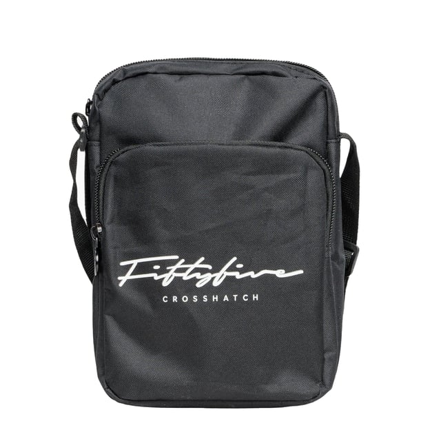 100% Polyester. Marke: Crosshatch. Reißverschluss. Design: Abzeichen, Logo, Aufschrift. Taschenmerkmale: verstellbarer Schulterriemen, Griffplatte mit Warenzeichen. Fächer: 1 Hauptfach. Taschenart: 1 Vordertasche, Reißverschluss, Zwei Stecktaschen, Klettverschluss.