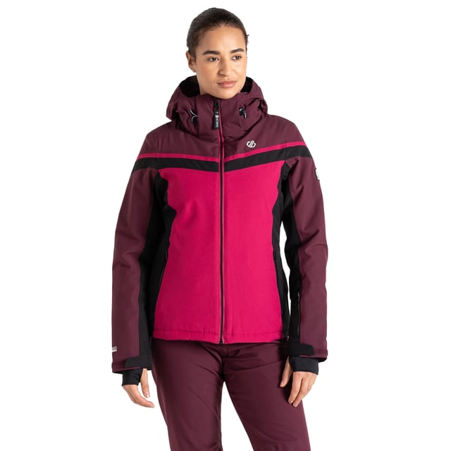 100% Polyester. Filling: Recycled. Fabric: Recycled. Lining: Recycled Polyester. Design: Contrast Detail, Logo. Fabric Technology: ARED 30/30, Breathable, Durable, PFC Free, PFOA Free, PFOS Free, Stretch, Water Repellent, Waterproof. Cuff: Adjustable. Articulated Sleeve, Gel Grip, High Warmth, Inner Sleeve Cuff, Integrated Snowskirt, Scrim Back Panel, Taped Seams. Neckline: Hooded. Sleeve-Type: Long-Sleeved. Hood Features: Adjustable, Foldable. Pockets: 1 Internal Pocket, Mesh Lined, 2 Lower Pockets, Zip, Ski Pass Pocket. Fastening: Full Zip. Hem: Adjustable. Contents: 1 Cloth Wipe. 8 UK: 32 in. 10 UK: 34 in. 12 UK: 36 in. 14 UK: 38 in. 20 UK: 44 in. 18 UK: 43 in. 16 UK: 40 in.