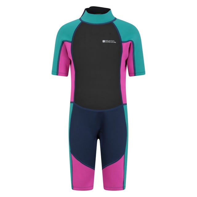 Material: Neoprene. Design: Contrast Panel, Contrast Stitching, Logo. Pockets: Small Key Pocket. Neckline: Adjustable, High-Neck. Fastening: Pull-On. Freedom of Movement in the Water. Extended Zip Pull, Flat Seams. Fabric Technology: Heat Retention, Lightweight, Quick Dry. Length: Short. Fit: Contoured. Wetsuit Thickness: 2.5mm.