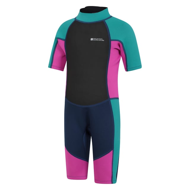 Material: Neoprene. Design: Contrast Panel, Contrast Stitching, Logo. Pockets: Small Key Pocket. Neckline: Adjustable, High-Neck. Fastening: Pull-On. Freedom of Movement in the Water. Extended Zip Pull, Flat Seams. Fabric Technology: Heat Retention, Lightweight, Quick Dry. Length: Short. Fit: Contoured. Wetsuit Thickness: 2.5mm.