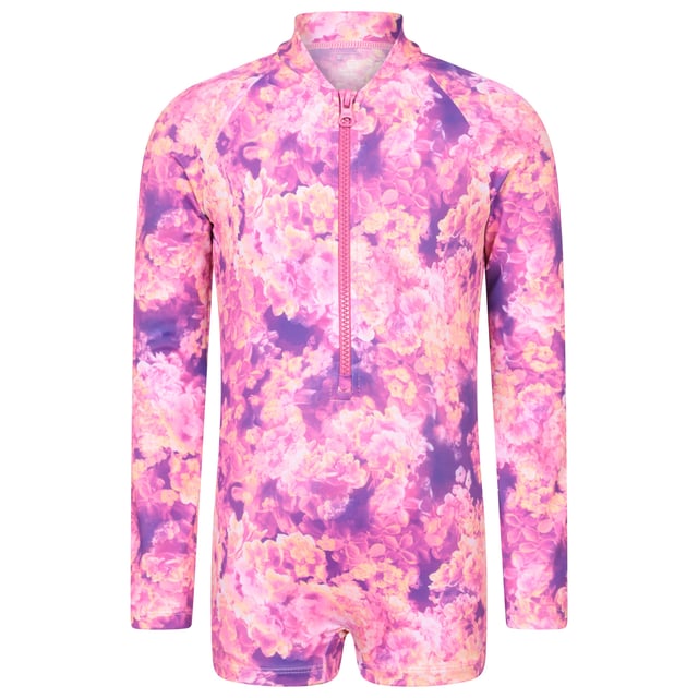 Fabric: Stretch. Design: Abstract. Neckline: Crew Neck. Fastening: Front Zip, Pull-On. Fabric Technology: Lightweight. Lining Material: 100% Polyester. Outer Materials: 83% Polyester, 17% Elastane. Please Note: Keep Away From Fire. Sleeve-Type: Long-Sleeved, Raglan.