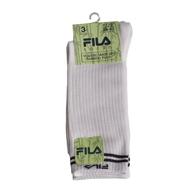 Paquete de 3 Calcetines Largos de Bambú F5507 para Hombres y Mujeres Este paquete de calcetines Fila combina un diseño retro con materiales modernos. Su construcción de fibra de bambú ofrece una suavidad extra, transpirabilidad y propiedades antibacterianas naturales, ideales para el uso diario.
Detalles:
- Diseño unisex de caña alta.
- Puños acanalados.
- Paquete de 3 pares.
- Estilo deportivo con logo Fila bordado y rayas decorativas contrastantes.
- Fabricado con fibra de bambú.
- Alta capacidad de absorción de humedad.
- Costuras suaves.
- Adecuados para combinar con zapatillas, botas o calzado deportivo.
Una elección perfecta para quienes buscan calcetines hasta la rodilla versátiles, suaves y duraderos, con el valor añadido de una tela sostenible como el bambú y el respaldo de una marca icónica como Fila.
Composición: 62% Viscosa, 32% Poliéster, 4% Elastodieno, 2% Elastano
Cuidado:
Lavar a máquina a un máximo de 30°C.
No usar blanqueadores ni productos blanqueadores.
No planchar.
No limpiar en seco.
Secar al aire o en secadora a baja temperatura.