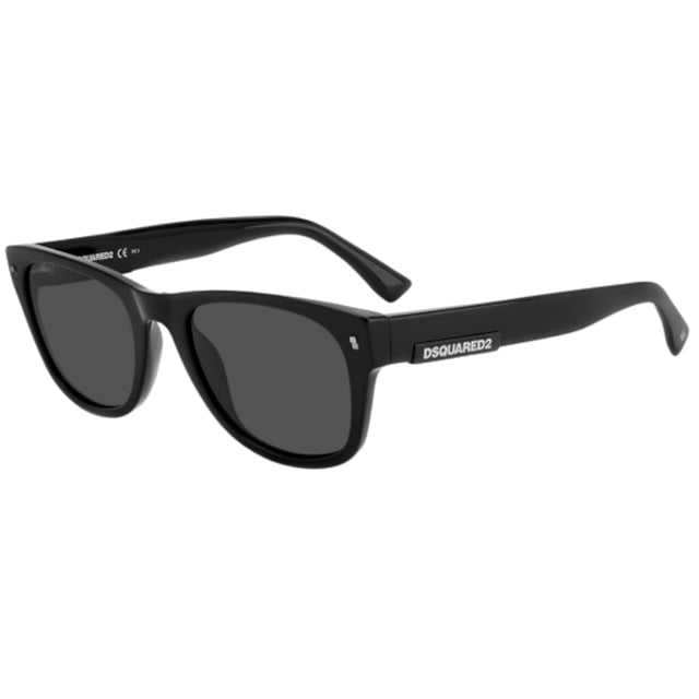 Brand New Black Dsquared2 Sunglasses, Lens Width = 53mm, Nose Bridge Width = 21mm, Arm Length = 145mm, Sunglasses, Sunglasses Case, Cleaning Cloth and Care Instructions all Included, 100% Protection Against UVA & UVB Sunlight and Conform to British Standard EN 1836:2005, Black Sunglasses, 100% Plastic