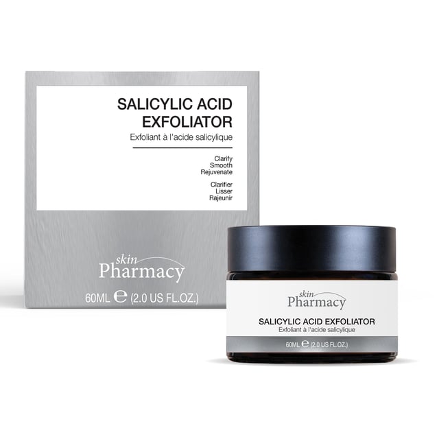 skinPharmacy Salicylic Acid Exfoliator 60ml Revitalise your skin with our expertly crafted Revitalising Exfoliator, designed for clear, smooth, and radiant skin. Infused with Salicylic Acid, this powerful exfoliator penetrates deep into pores to combat blemishes while walnut shell powder gently sloughs away dead skin cells. Enjoy deep hydration from Glycerin and Shea Butter, leaving your skin soft and supple. Energising coffee seed extract and nourishing sweet almond oil work together to revitalise your complexion, giving you a healthy glow. Suitable for all skin types, including sensitive skin, this vegan and cruelty-free formula is free from parabens, sulfates, and artificial fragrances. Achieve a clearer, more luminous appearance with regular use—simply apply to damp skin, massage gently, and rinse thoroughly for best results. Experience the difference today and shop now!