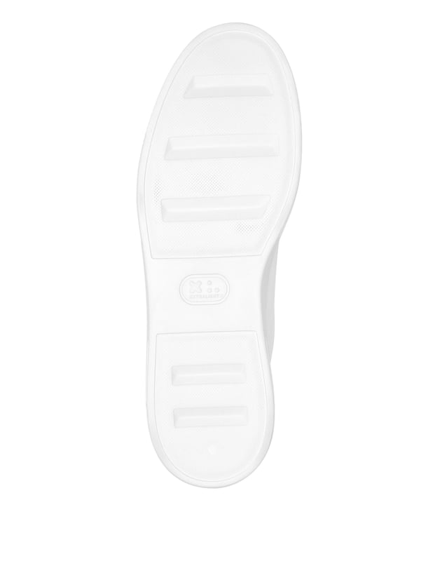 Elegante Einzigartigkeit für Ihre Freizeit mit diesen Lo-Top-Sneakers aus Leder. Schau dir die Details an.   Obermaterial aus Nappa   Kontrastierender Lederkragen   Schnürung passend zum Kragen   PP Hexagon auf dem äußeren Viertel aufgedruckt   Vernickelter Fersenstabilisator   Geformte Laufsohle   Innenfutter und herausnehmbare Innensohle