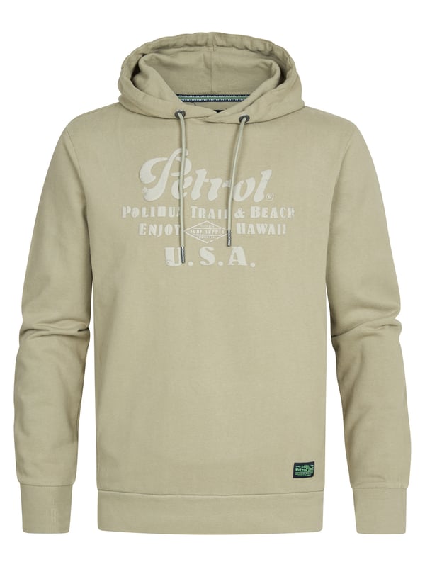 Hoodie mit im Brustbereich appliziertem Logo-Aufdruck. Dieser Hoodie hat eine Kapuze mit Tunnelzug und eine Beuteltasche. Du schwankst zwischen zwei Größen? Nimm die größere Größe! HoodieIm Brustbereich applizierter Logo-AufdruckKapuze mit TunnelzugBeuteltasche100 % BaumwolleDas Model ist 186 cm groß und trägt Größe L.