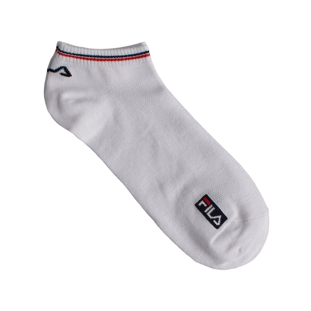 Los calcetines Fila Invisible Bamboo están fabricados con hilos de alta calidad para un gran confort y una larga duración. Flexibles y dotados de una tela elástica al nivel del tobillo, se adaptarán fácilmente a tus pies para estar cómodo durante tus desplazamientos.\n\nDetalles:\n- Tejido de bambú.\n- Diseño deportivo.\n- Logotipo Fila bordado.\n- Corte invisible.\n- Tobillos acanalados.\n- Colores variados.\n- Ideales para deporte o uso casual.\n\nEste pack de calcetines invisibles Fila es la elección perfecta para quienes valoran el confort sin renunciar al estilo. Fabricados con fibra de bambú, ofrecen una textura ultrasuave, transpirabilidad natural y control de olores, ideal para el uso diario.\n Composición: 76% Viscosa, 22% Poliester, 2% Elastano\n Cuidados:\nLavar a máquina a un máximo de 30 °C.\nNo usar lejía ni blanqueadores.\nNo planchar.\nNo lavar en seco.\nSecar al aire o en secadora a baja temperatura.