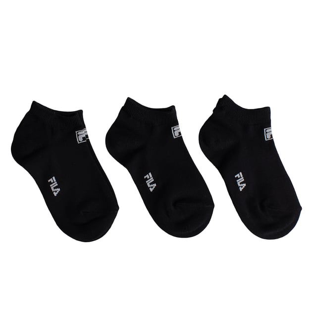Este paquete de calcetines Fila invisibles es perfecto para los más pequeños que buscan comodidad sin sacrificar el estilo. Diseñados para permanecer ocultos dentro de los zapatos, ofrecen una sensación ligera y excelente transpirabilidad para el uso diario.

Detalles:
- Paquete de 3 pares de calcetines invisibles para niños.
- Diseño de corte bajo que se mantiene oculto en la mayoría de los zapatos deportivos y casuales.
- Tejido de algodón suave, ligero y transpirable.
- Logo de Fila bordado.
- Ajuste elástico que se adapta al pie sin deslizarse.
- Costuras suaves que evitan rozaduras o incomodidades.

Este paquete de calcetines invisibles Fila para niños es la combinación ideal de funcionalidad, comodidad y estilo. Diseñados para permanecer ocultos en los zapatos, estos calcetines invisibles ofrecen un aspecto limpio y discreto, perfecto para cualquier look escolar, deportivo o casual.
Composición: 75% algodón, 23% poliéster, 2% elastano.
Cuidado:
Lavado a máquina a un máximo de 30°C.
No usar blanqueador ni blanqueadores.
No planchar.
No limpiar en seco.
Secar al aire o en secadora a baja temperatura.