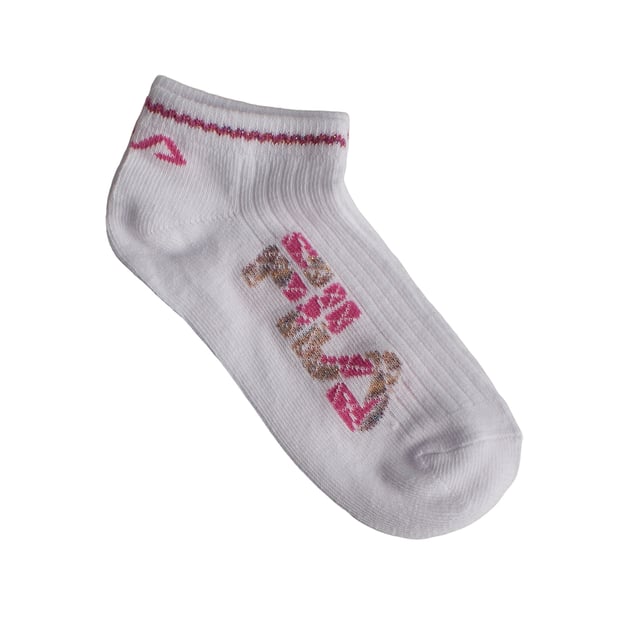 Este paquete de calcetines invisibles Fila está diseñado para niñas activas que buscan comodidad y un toque de estilo en su vida diaria. Con un diseño de corte bajo que se oculta en la mayoría de los zapatos, están hechos de una tela suave, elástica y transpirable, perfecta para cualquier actividad.

Detalles:
- Paquete de 3 pares de calcetines invisibles para niñas.
- Diseño con el logo brillante de Fila.
- El puño elástico proporciona un ajuste firme y sin deslizamientos.
- Tela de algodón suave, ligera y transpirable.
- Logo de Fila en colores brillantes.
- Ajuste elástico que se adapta al pie sin deslizarse.
- Costuras suaves que evitan rozaduras o incomodidades.

Una opción práctica, cómoda y estilosa para el uso diario de las más pequeñas. Los calcetines para niñas son perfectos para combinar con cualquier tipo de calzado sin sacrificar comodidad ni personalidad. Un paquete de calcetines invisibles funcionales que ofrecen suavidad, frescura y un diseño encantador.
Composición: 64% algodón, 35% poliéster, 1% elastano
Cuidado:
Lavar a máquina a un máximo de 30°C.
No usar blanqueadores ni blanqueadores ópticos.
No planchar.
No limpiar en seco.
Secar al aire o en secadora a baja temperatura.