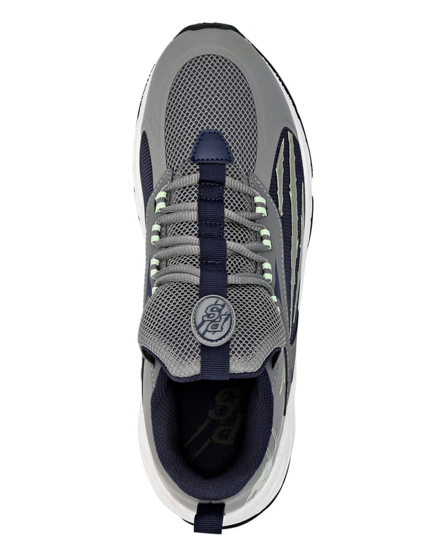 Sneaker Diese Unisex-Laufschuhe sind dazu konzipiert, Ihnen dank hochtechnologischer Materialien und dem typischen Stil von Plein Sport zu helfen, über Ihre Grenzen hinaus zu laufen. Ergonomisches und atmungsaktives Obermaterial aus Nylonjersey und Kunstleder Tiger-Scratch-Druck am äußeren Viertel Passende farbige tubulare Schnürsenkel Logo-Band an der Fersenverstärkung, das mit der Zuglasche verbunden ist Stoßdämpfende, ultraleichte, hochtechnologische Zwischensohle Profilierte Laufsohle für optimalen Halt Innenfutter