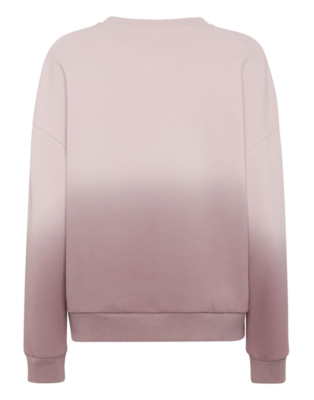 This oversized degrade sweatshirt merges casual comfort with elevated design, delivering an effortlessly luxe statement for off,duty days. Its gradient finish offers a modern twist to a timeless silhouette.    Degradé effect adds depth and contemporary flair   Oversized cut for a relaxed, trend,forward look   Soft,touch fabrication ensures lasting comfort   Ribbed trims provide structure and refined detail   Subtle logo patch completes the piece with signature identity