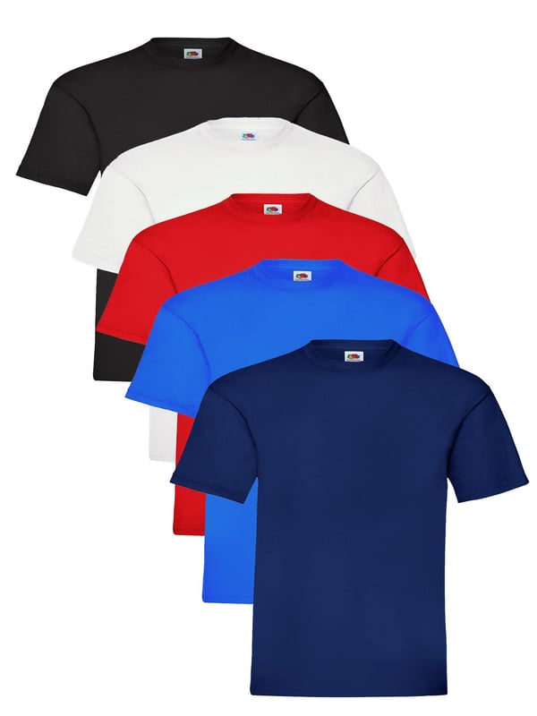 The Original Fruit of the Loom Short Sleeve T-Shirts for Boys and Girls feature a crew neck with a taped neckline for added comfort, twin needle stitching on the neck, sleeves, and hem, and are made from Belcoro yarn for a softer feel. Crafted from 100% premium cotton, these machine washable t-shirts are perfect for everyday wear.