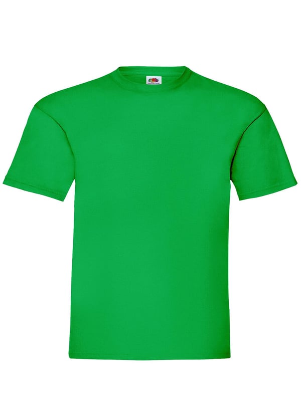 The Original Fruit of the Loom Short Sleeve T-Shirts for Boys and Girls feature a crew neck with a taped neckline for added comfort, twin needle stitching on the neck, sleeves, and hem, and are made from Belcoro yarn for a softer feel. Crafted from 100% premium cotton, these machine washable t-shirts are perfect for everyday wear.