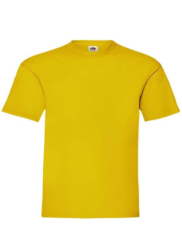 The Original Fruit of the Loom Short Sleeve T-Shirts for Boys and Girls feature a crew neck with a taped neckline for added comfort, twin needle stitching on the neck, sleeves, and hem, and are made from Belcoro yarn for a softer feel. Crafted from 100% premium cotton, these machine washable t-shirts are perfect for everyday wear.