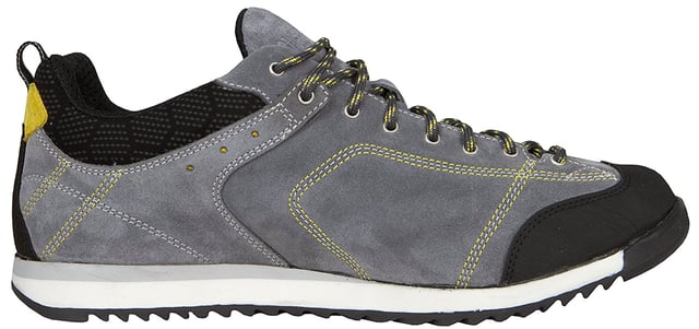 "GUGGEN Mountain wandel- en trekkingschoenen voor heren HPC54


Zin in een echt lichtgewicht uit de range van trekkingschoenen? Dan mag je dit model van Guggen Mountain niet missen. Hij heeft niet alleen een laag gewicht van 465 gram (een schoen in maat 42), maar overtuigt ook door een aantrekkelijke casual look. Uw voordeel: u kunt dit model niet alleen dragen tijdens het wandelen of wandelen, maar ook tijdens het winkelen in de stad zonder problemen.

Als u op zoek bent naar een schoen die u niet alleen bij sportieve uitdagingen begeleidt, dan krijgt u met dit model waar voor uw geld! Combineer de schoen eenvoudig met een klassieke blauwe jeans en creëer een outfit die niet alleen sportief is, maar ook ontzettend modern!

Uiteraard wordt ook aan de hoogste eisen voldaan in verband met de geboden comfortfactor. Dit komt onder meer tot uiting in de hoogwaardige rubberen zool, die zorgt voor een betrouwbare grip - zelfs op oneffen ondergrond.

Met deze schoen krijg je een echte allrounder die je op verschillende gebieden van het dagelijks leven zal begeleiden. Dankzij de hoogwaardige materialen profiteer je bovendien van een betrouwbare pasvorm, die je ook bij sportievere excursies en bij spontane bewegingen niet in de steek laat.

Hier spreekt de naam voor zich! De "High Performance Line" van Guggen Mountain biedt niet alleen betrouwbare grip, maar ook onder andere Vibram-zolen. Dit betekent dat wandelen of lopen op tamelijk oneffen terrein geen grote uitdaging meer is.
Hier ontmoeten hoogwaardige materialen en hoogwaardige afwerking elkaar. In deze context profiteert de gebruiker van schoenen die flexibel zijn en op vrijwel alle gebieden kunnen worden gebruikt.
Vooral als je regelmatig in de bergen bent en je steeds verder laat drijven door een hoog sportief ambitieniveau, vind je hier zeker de juiste modellen.

Bijzonder ambitieuze wandelaars die altijd op zoek zijn naar nieuwe uitdagingen waarderen een dergelijke hoogwaardige schoen. De modellen uit de serie "High Performance Line" bieden je een ideale combinatie van alle eigenschappen die je associeert met een betrouwbare wandelschoen. Je geniet van een hoog gebruikscomfort, aangename materialen en maximaal sportief comfort – waar je pad je ook brengt.

Wij bij GUGGEN Mountain zijn ervan overtuigd dat onze producten uit de "High Performance Line" u zullen inspireren.

    Waterdicht dankzij het nieuwste membraan
    Versterkte neus met rubberen dop
    Laag gewicht van slechts 465 gram (schoenmaat EU 42)
    Buitenhuid van leer
    Gefabriceerd in de EU
    allrounder
    aanpak schoen
"
