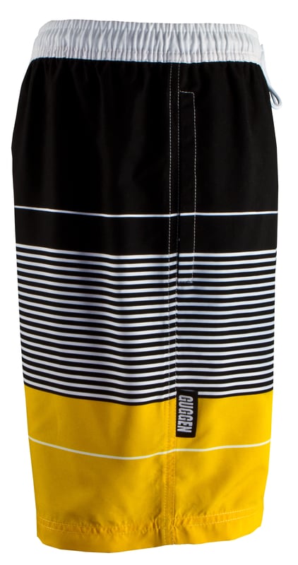 Entdecke die hochwertige Badehose von GUGGEN MOUNTAIN, perfekt für entspannte Strandtage und actionreiche Wassersport-Abenteuer. Hergestellt aus 100% Polyester, überzeugt sie durch schnelltrocknendes Material und eine besonders langlebige Verarbeitung – ideal für den täglichen Einsatz im Wasser und an Land.

Für zusätzlichen Komfort sorgt eine integrierte Innenhose aus reißfestem Netzgewebe, ebenso wie die zwei praktischen Seitentaschen – alle mit robuster Doppelnaht gefertigt. Der breite elastische Bund mit Kordelzug garantiert optimalen Halt bei jeder Bewegung – ob beim Schwimmen, Surfen oder Beachvolleyball.

Mit ihrem modernen und sportlichen Design ist diese Badehose nicht nur funktional, sondern auch optisch ein echter Hingucker – ganz im Stil von GUGGEN MOUNTAIN.

Pflegehinweis: Waschbar bei 30 °C