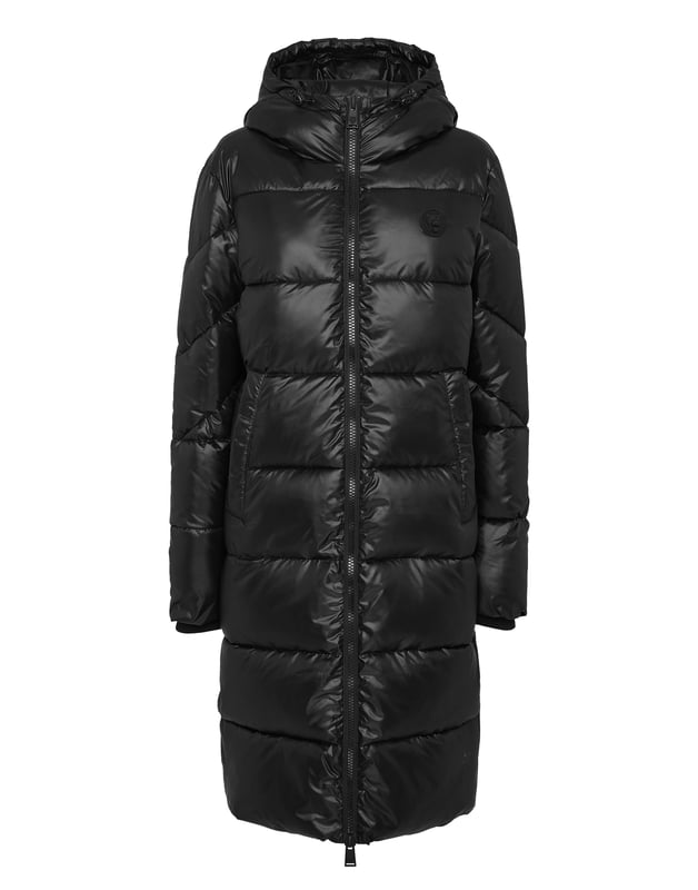 Sehen Sie sich diese gepolsterte und isolierende Kapuzenjacke an, die sich für die Zeit vor und nach Ihrem Training eignet. Warm, leicht und optimaler Schutz.   Mattes, wattiertes und gestepptes Nylon   Logoisiertes, gummiertes Etikett auf der linken Brust   Doppelschieber-Reißverschluss   Druckknopf an den Einschubtaschen   Bündchen mit Gummizug   Innenfutter   Daunenisolierung
