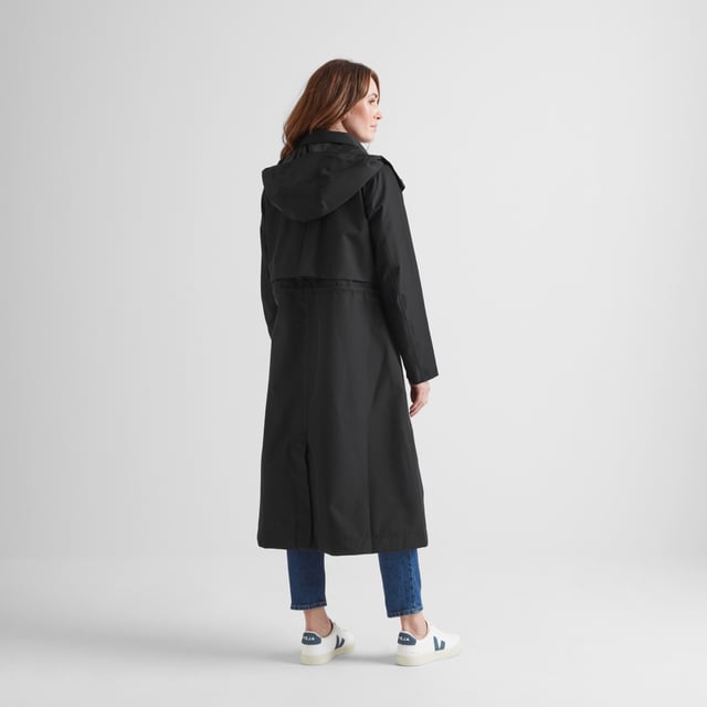 When it comes to waterproof jackets, it doesnâ€™t get much more stylish than the Alva. Designed in the classic trench-coat silhouette, the Alva is a great looking coat that also comes with heaps of practical features. Its fully taped seams and waterproof coating ensures you keep the rain out and the warmth in, which is ideal for when the rain pours and the winds blow. Also, to ensure youâ€™re ready for whatever the weather throws at you, the removable and adjustable hood comes complete with drawcords at the opening, while the handy two-way zip provides extra mobility. Whatâ€™s more, the toggle adjusters on the waist offer that â€œcinched-inâ€ feel, which is both figure-flattering and great for keeping your torso toasty. With style and substance in abundance, the Alva is your trusty companion for keeping you dry and stylish in the unpredictable British weather.