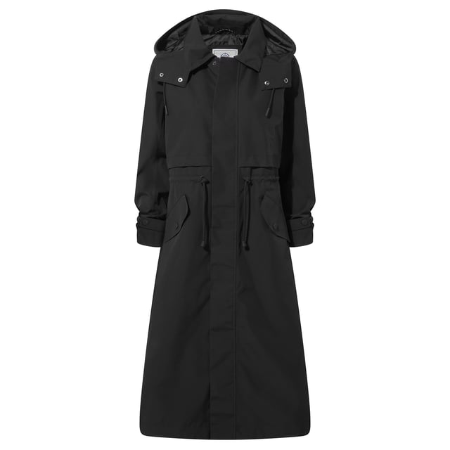When it comes to waterproof jackets, it doesnâ€™t get much more stylish than the Alva. Designed in the classic trench-coat silhouette, the Alva is a great looking coat that also comes with heaps of practical features. Its fully taped seams and waterproof coating ensures you keep the rain out and the warmth in, which is ideal for when the rain pours and the winds blow. Also, to ensure youâ€™re ready for whatever the weather throws at you, the removable and adjustable hood comes complete with drawcords at the opening, while the handy two-way zip provides extra mobility. Whatâ€™s more, the toggle adjusters on the waist offer that â€œcinched-inâ€ feel, which is both figure-flattering and great for keeping your torso toasty. With style and substance in abundance, the Alva is your trusty companion for keeping you dry and stylish in the unpredictable British weather.