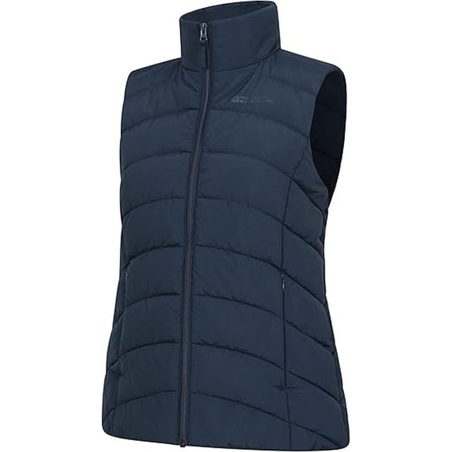 100% Nylon. Füllung: Microfaser. Design: Gesteppt. Gewebetechnik: Wasserabweisend, Leicht, Wasserbeständig. Ärmellos. Stehkragen. Taschenart: Zwei Seitentaschen, Reißverschluss. Durchgehender Reißverschluss. 30 DE: 81,28 cm. 32 DE: 84 cm. 34 DE: 90,17 cm. 36 DE: 96,52 cm. 38 DE: 102 cm. 40 DE: 107 cm. 46 DE: 121,92 cm. 48 DE: 127 cm. 50 DE: 132 cm. 44 DE: 116,84 cm. 42 DE: 112 cm.