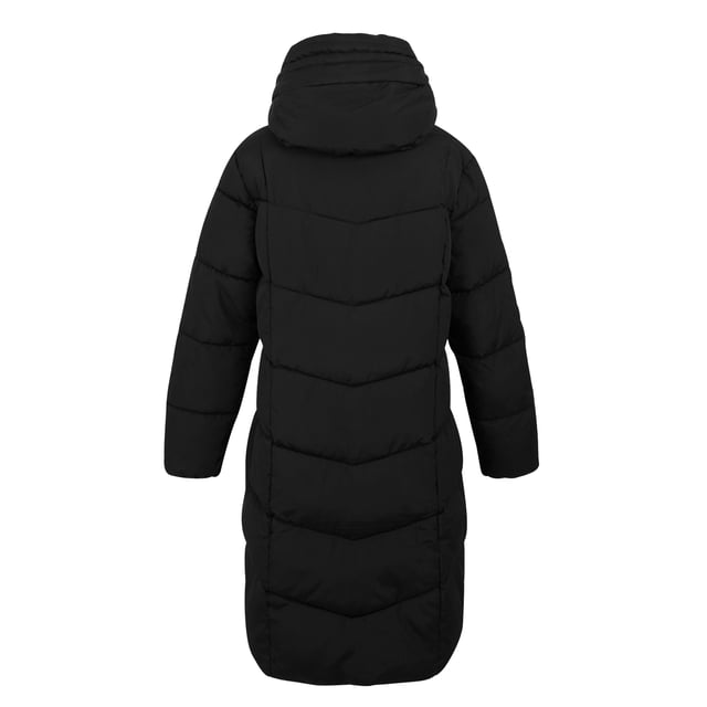 100% Polyester. Filling: Feather-Free, Insulated, Midweight, Recycled, Synthetic Down. Lining: Taffeta. Design: Logo, Quilted. Fabric Technology: DWR Finish. Branded Badge. Neckline: Hooded. Sleeve-Type: Long-Sleeved. Length: Long. Pockets: 2 Lower Pockets, 1 Internal Pocket, Zip. Fastening: Full Zip. 8 UK: 32 in. 10 UK: 34 in. 12 UK: 36 in. 14 UK: 38 in. 20 UK: 45 in. 18 UK: 43 in. 16 UK: 40 in.