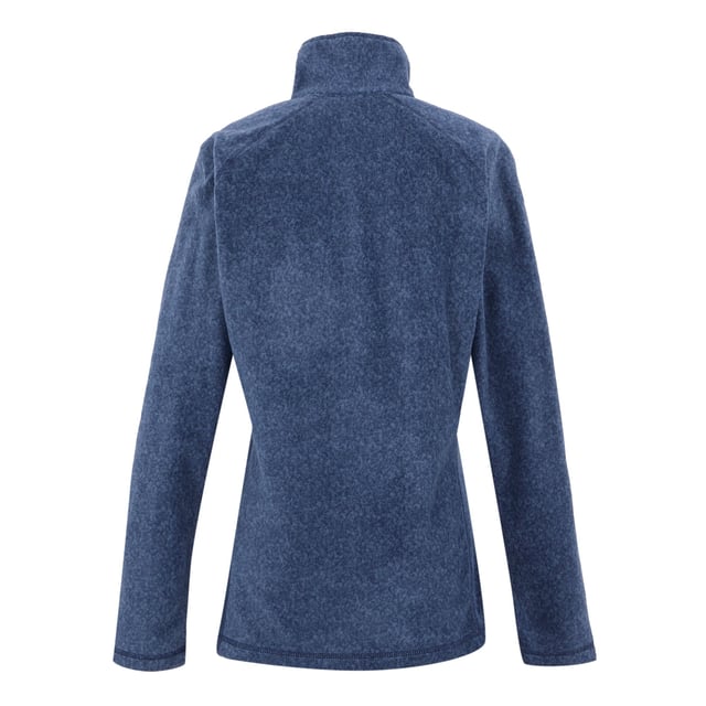 Dare 2B Womens/Ladies Mayse Full Zip Fleece Jacket (Navy Marl) 100% Polyester. Fabric: Fleece, Peached. Design: Marl, Plain. 170gsm. Neckline: High-Neck. Sleeve-Type: Long-Sleeved, Raglan. Pockets: 2 Side Pockets. Fastening: Full Zip. Sustainability: Made from Recycled Materials. 6 UK: 30 in. 8 UK: 32 in. 10 UK: 34 in. 12 UK: 36 in. 14 UK: 38 in. 20 UK: 45 in. 22 UK: 48 in. 24 UK: 50 in. 26 UK: 52 in. 18 UK: 43 in. 16 UK: 40 in.