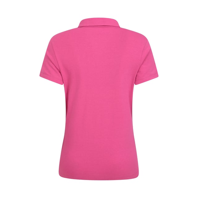 56% Cotton, 40% Polyester, 4% Elastane. Fabric: Soft Touch. Design: Plain. Neckline: Collared, V Neck. Sleeve-Type: Short-Sleeved. Fabric Technology: Lightweight, UV Protection. Fit: Fitted. 4 UK: 32 in. 6 UK: 33 in. 8 UK: 34 in. 10 UK: 35 in. 12 UK: 37 in. 14 UK: 39 in. 20 UK: 47 in. 18 UK: 44 in. 16 UK: 41 in.