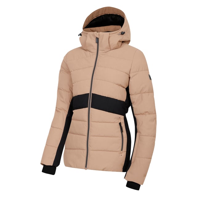 Filling: Insulated, Recycled. Design: Contrast Detail, Logo, Metallic Detail. Fabric Technology: Ared 10/10, Breathable, PFC Free, PFOA Free, PFOS Free, Waterproof. Back Panel, Chin Guard, Embellished Zip Pull, Fleece Panel, Gel Grip, Inner Sleeve Cuff, Inner Zip Guard, Integrated Snowskirt. Neckline: Hooded. Sleeve-Type: Long-Sleeved. Hood Features: Detachable Hood, Toggle Adjuster. Pockets: Ski Pass Pocket, Concealed, 1 Internal Pocket, Headphone Port, 2 Lower Pockets, Zip, Stow Pocket, Mesh Lined. Fastening: Full Zip. Hem: Adjustable, Shockcord Hem. 6 UK: 30 in. 8 UK: 32 in. 10 UK: 34 in. 12 UK: 36 in. 14 UK: 38 in. 20 UK: 45 in. 18 UK: 43 in. 16 UK: 40 in.