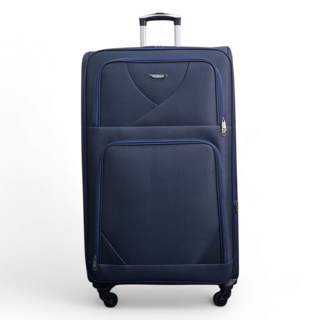 Soft Shell Lightweight Nylon Extra Large 4 Wheels Travel Suitcase Upgrade your travel setup with this stylish and practical Expandable Hardshell X-Large Luggage. Built for durability, added space, and smooth mobility, it’s the perfect companion for any journey.
Features:
• Premium Soft Shell Protection – Made from Premium Nylon, impact-resistant material to keep your belongings safe from knocks and drops.
• Integrated Combination Lock – Each case includes a built-in lock to keep your items secure while complying with travel security standards.
• Expandable Design – Need extra space? The expansion zip adds up to 20% more room, perfect for souvenirs or unexpected extras.
• 4-Wheel Spinner System – Glide through airports with ease thanks to the 360° rotating wheels that offer smooth, stable movement.
• Lightweight Build – Designed to be strong yet light, making lifting and carrying effortless without sacrificing durability.
Size & Specifications:
• X-Large: 80 x 52 x 35 cm (Expands to 40 cm) | 4.0 kg | 129L
Stylish, secure, and built to handle every adventure—travel lighter and smarter with this all-in-one luggage solution.