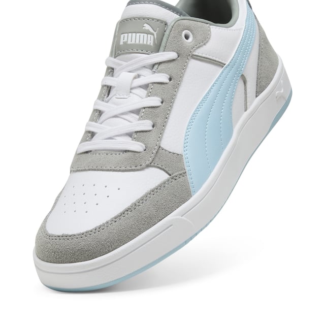 PRODUCT STORY: Sport-inspired shoes for life on the go. The PUMA Dribble SD sneakers blend sleek style and everyday comfort so you can focus on the important things. DETAILS: Regular fit; Mid boot; Flat heel; Lace closure; PUMA branding details.