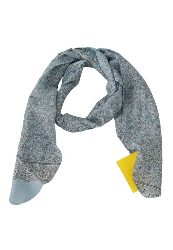 Brand: ERMANNO SCERVINO
  Gender: Men
  Color: Light Blue
  Material: Silk
  Logo details
  Made in Italy
  Size: 20 cm x 140 cm