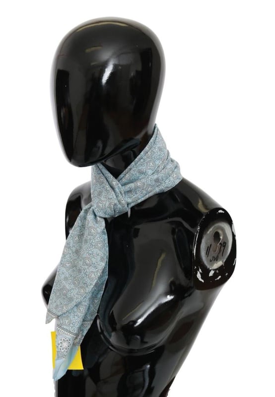 Brand: ERMANNO SCERVINO
  Gender: Men
  Color: Light Blue
  Material: Silk
  Logo details
  Made in Italy
  Size: 20 cm x 140 cm