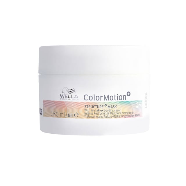 Revitalize your color-treated hair with Wella Professionals ColorMotion+ Structure+ Hair Mask. This advanced treatment protects your hair's vibrancy for up to eight weeks while enhancing shine and strengthening strands. Infused with WellaPlex Bonding Agent and Hair Surface Polisher, it provides improved manageability, leaving your hair feeling resilient and looking stunning. Perfect for your haircare routine, pair it with the ColorMotion+ Shampoo and Conditioner for optimal results. To use, apply to clean, damp hair, focusing on lengths and ends. Leave for 5 minutes and rinse thoroughly.