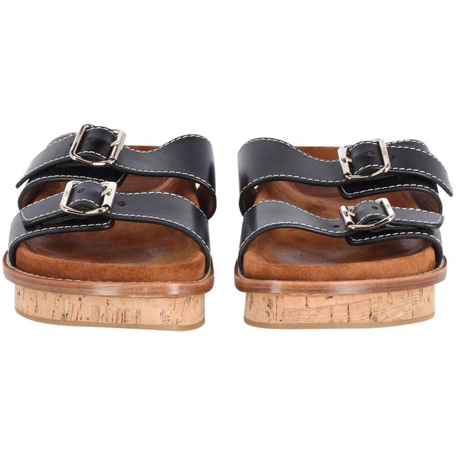 VINTAGE, RRP AS NEW
Chloé's sandals make summer styling a breeze, thanks to Gabriela Hearst's refined approach. This 'Marah' pair is defined by a stacked cork and suede sole and contrast topstitching. The double buckled straps are subtly branded.
Chloe Marah Topstitched Sandals in Brown Leather 
Condition: Very Good
Sign of wear: Wear on the insoles
Color: brown
Material: Leather
Size: EU38/UK5/US8
SKU: 152449