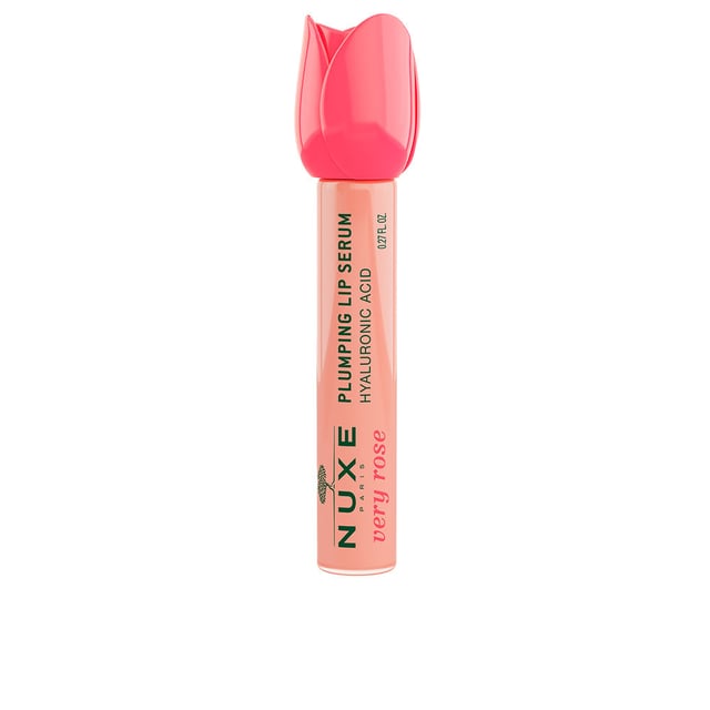 Discover the Nuxe Very Rose Plumping Lip Serum, a luxurious treatment crafted with 98% natural ingredients and powerful hyaluronic acid. This exceptional formula not only plumps your lips but also provides deep hydration for up to 24 hours. Feel the gentle, cool tingling sensation as your lips transform into a soft and smooth canvas. With its delightful vanilla scent and non-sticky, melting texture, this serum is destined to become an essential part of your beauty routine. Simply apply with the convenient applicator and reapply as needed throughout the day for luscious lips.