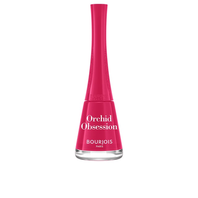 1 SECONDE esmalte de uñas de BOURJOISAhora tienes la oportunidad de disfrutarlo en la comodidad de tu hogar con Bourjois 1 Seconde. Su fórmula ligera permite obtener en una sola capa una curva ideal y un acabado brillante impresionante. El aplicador en forma de abanico asegura que puedas pintar tus uñas de manera sencilla, precisa y suave en solo 1 segundo por uña. Además, este esmalte se seca velozmente en 50 segundos, porque entendemos que tu tiempo es valioso. ¡Descúbrelos todos: solo necesitarás 1 segundo por uña!